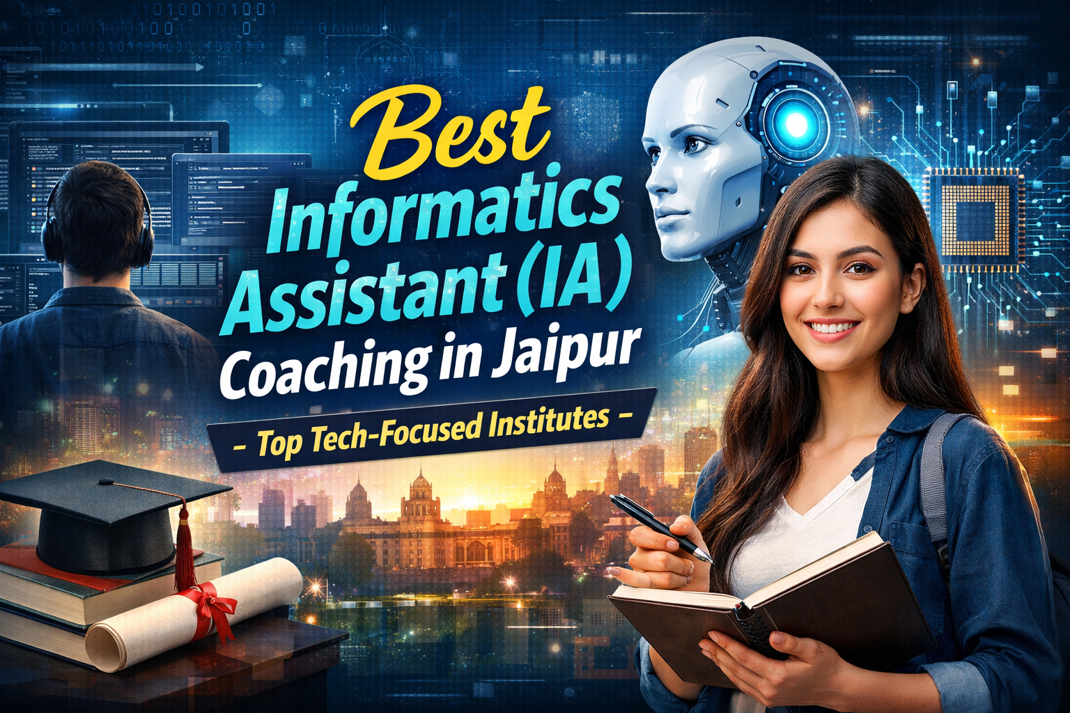 Best 5 Informatics Assistant (IA) Coaching in Jaipur: Tech-Focused Institutes